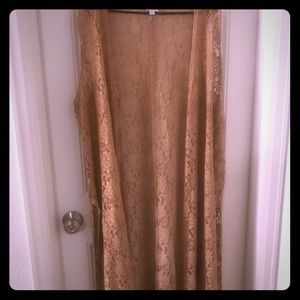 Lace Joy duster vest